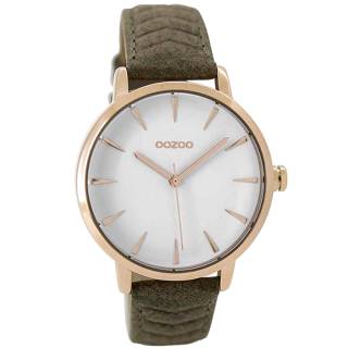 ΡΟΛΟΙ OOZOO C9509 OOZOO Timepieces Brown Leather Strap