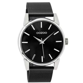 ΡΟΛΟΙ OOZOO C9551 OOZOO Timepieces Black Metallic Bracelet