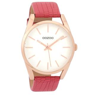 ΡΟΛΟΙ OOZOO   C9584 OOZOO Timepieces Pink Leather Strap