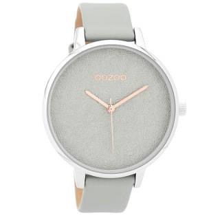 ΡΟΛΟΙ OOZOO  C9591 OOZOO Timepieces Grey Leather Strap