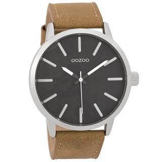 ΡΟΛΟΙ OOZOO C9600 OOZOO Timepieces Brown Leather Strap