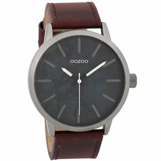 ΡΟΛΟΙ OOZOO  C9603 OOZOO Timepieces Brown Leather Strap