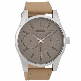 ΡΟΛΟΙ OOZOO  C9615 OOZOO Timepieces Brown Leather Strap