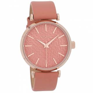 ΡΟΛΟΙ OOZOO C9667 OOZOO Timepieces Pink Leather Strap