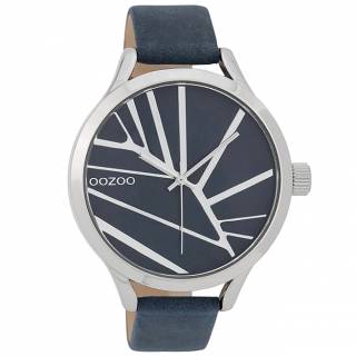 ΡΟΛΟΙ OOZOO C9681 OOZOO Timepieces Blue Leather Strap