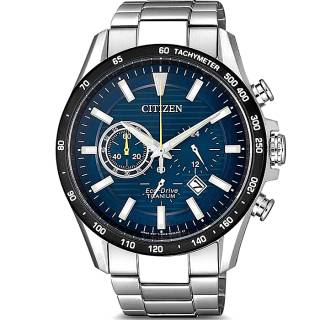 ΡΟΛΟΙ  CITIZEN  CA4444-82L CITIZEN Eco-Drive Eco-Drive Silver Titanium Bracelet