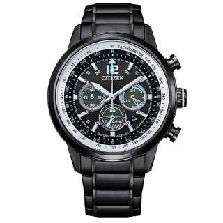 ΡΟΛΟΙ  CITIZEN  CA4475-89E CITIZEN Eco-Drive Chronograph Black Stainless Steel Bracelet