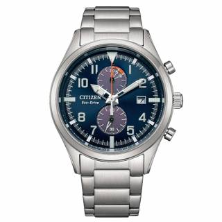 ΡΟΛΟΙ  CITIZEN CA7028-81L CITIZEN Eco-Drive Chronograph Silver Stainless Steel Bracelet