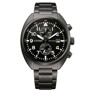 ΡΟΛΟΙ CITIZEN CA7047-86E CITIZEN Eco-Drive Chronograph Black Stainless Steel Bracelet