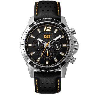 ΡΟΛΟΙ CATERPILLAR  CB14934137 CATERPILLAR  Black Leather Strap