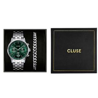 ΡΟΛΟΙ CLUSE CG20906 CLUSE Antheor Silver Stainless Steel Bracelet Gift Set