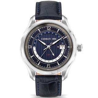 ΡΟΛΟΙ CERRUTI   CIWGB2111601 CERRUTI Faiete   Blue Leather Strap