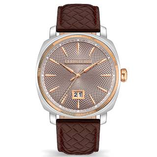 ΡΟΛΟΙ CERRUTI   CIWGB2111702 CERRUTI Positano   Brown Leather Strap