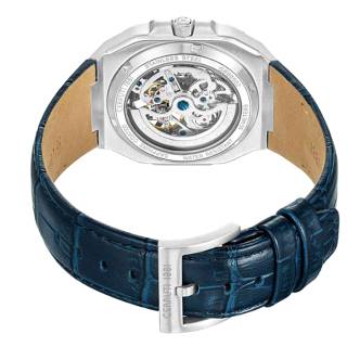 ΡΟΛΟΙ CERRUTI  CIWGE0050203 CERRUTI Leadri Automatic Blue Leather Strap