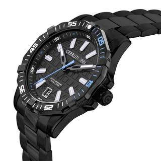 ΡΟΛΟΙ CERRUTI  CIWGH0007505 CERRUTI Vallelaghi Black Stainless Steel Bracelet