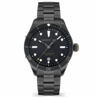 ΡΟΛΟΙ CERRUTI CIWGH2113702 CERRUTI Cedonio Black Stainless Steel Bracelet