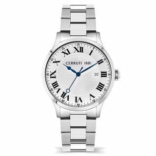 ΡΟΛΟΙ CERRUTI CIWGH2114102 CERRUTI Torcegno Silver Stainless Steel Bracelet