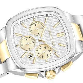 ΡΟΛΟΙ CERRUTI  CIWGI0018603 CERRUTI Casale Chronograph Two Tone Stainless Steel Bracelet