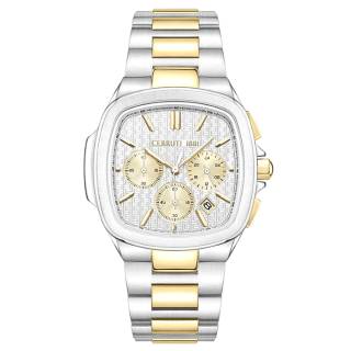 ΡΟΛΟΙ CERRUTI  CIWGI0018603 CERRUTI Casale Chronograph Two Tone Stainless Steel Bracelet