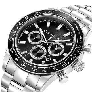 ΡΟΛΟΙ CERRUTI  CIWGI0028301 CERRUTI Turchino Chronograph Silver Stainless Steel Bracelet