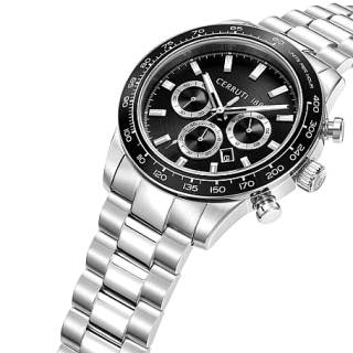 ΡΟΛΟΙ CERRUTI  CIWGI0028301 CERRUTI Turchino Chronograph Silver Stainless Steel Bracelet