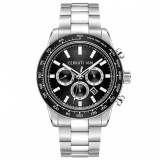 ΡΟΛΟΙ CERRUTI  CIWGI0028301 CERRUTI Turchino Chronograph Silver Stainless Steel Bracelet