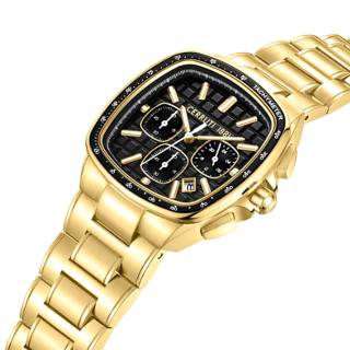 ΡΟΛΟΙ CERRUTI  CIWGI0050004 CERRUTI Casale Chronograph Gold Stainless Steel Bracelet