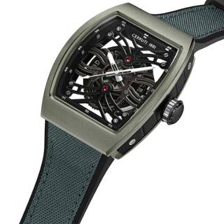 ΡΟΛΟΙ CERRUTI   CIWGN0019502 CERRUTI Calliano Two Tone Combined Materials Strap