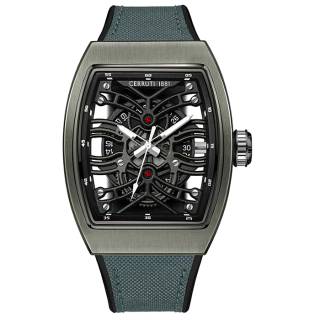 ΡΟΛΟΙ CERRUTI   CIWGN0019502 CERRUTI Calliano Two Tone Combined Materials Strap