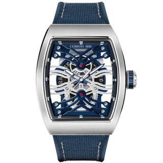 ΡΟΛΟΙ CERRUTI CIWGN2113403 CERRUTI Calliano Blue Rubber Strap