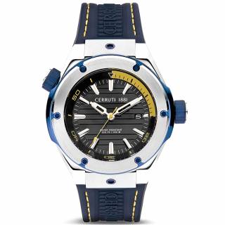 ΡΟΛΟΙ CERRUTI CIWGN2207501 CERRUTI Ruscello Blue Silicone Strap