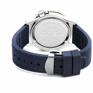 ΡΟΛΟΙ CERRUTI  CIWGN2224201 CERRUTI Pesaro Blue Silicone Strap