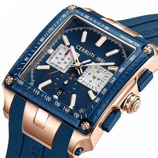 ΡΟΛΟΙ CERRUTI  CIWGO0018809 CERRUTI Odissea Chronograph Blue Silicone Strap