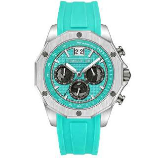 ΡΟΛΟΙ CERRUTI  CIWGO0019103 CERRUTI Molveno Chronograph Turqoise Silicone Strap