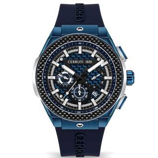 ΡΟΛΟΙ CERRUTI  CIWGO2112001 CERRUTI Ruscello Blue Silicone Strap