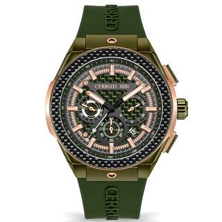 ΡΟΛΟΙ CERRUTI  CIWGO2112003 CERRUTI Ruscello Green Silicone Strap