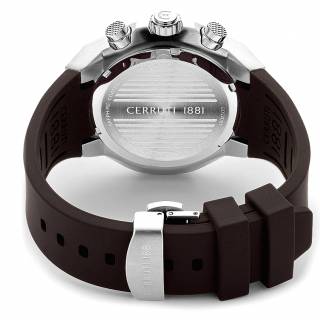 ΡΟΛΟΙ CERRUTI CIWGO2206101 CERRUTI Lucardo Multifunction  Brown Silicone Strap