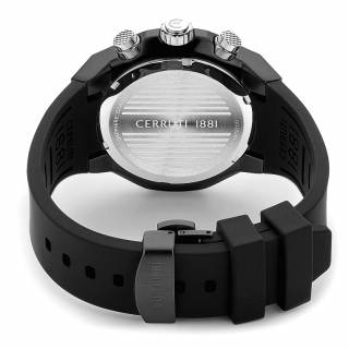 ΡΟΛΟΙ CERRUTI CIWGO2206105 CERRUTI Lucardo Multifunction  Black Silicone Strap