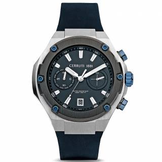 ΡΟΛΟΙ CERRUTI CIWGO2206107 CERRUTI Lucardo Multifunction  Blue Silicone Strap