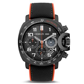 ΡΟΛΟΙ CERRUTI CIWGO2206805 CERRUTI Positano Chronograph Two Tone Silicone Strap