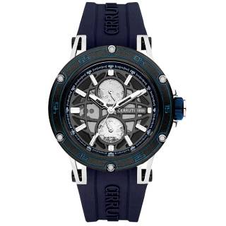 ΡΟΛΟΙ CERRUTI  CIWGQ0007001 CERRUTI Velletri Blue Silicone Strap