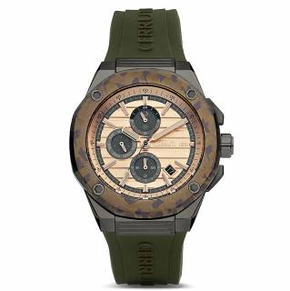 ΡΟΛΟΙ CERRUTI CIWGQ2206904 CERRUTI Razzuolo Green Silicone Strap