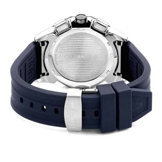 ΡΟΛΟΙ CERRUTI  CIWGQ2224102 CERRUTI Molveno Dual Time Blue Silicone Strap