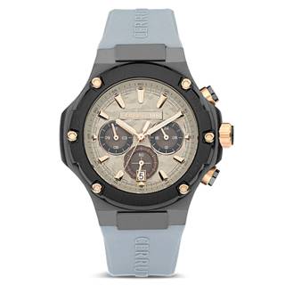 ΡΟΛΟΙ CERRUTI CIWGQ2224304 CERRUTI Lucardo Chronograph Grey Silicone Strap