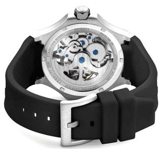 ΡΟΛΟΙ CERRUTI CIWGR0007101 CERRUTI Lucardo Automatic Black Silicone Strap