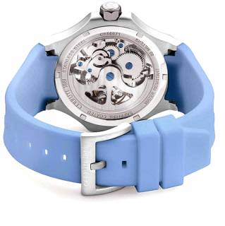 ΡΟΛΟΙ CERRUTI  CIWGR0007104 CERRUTI Lucardo Automatic Light Blue Silicone Strap