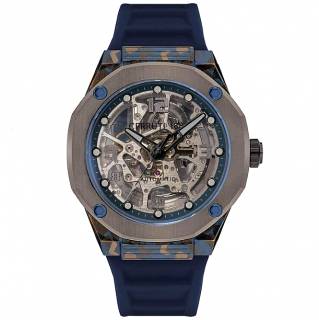 ΡΟΛΟΙ CERRUTI CIWGR2223902 CERRUTI Razzuolo Automatic Blue Silicone Strap