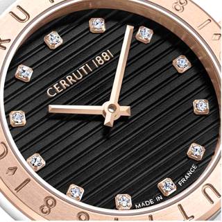 ΡΟΛΟΙ CERRUTI  CIWLA0043203 CERRUTI Filiano Crystals Two Tone Stainless Steel Bracelet