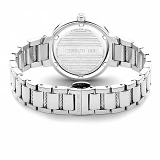 ΡΟΛΟΙ CERRUTI  CIWLG0008304 CERRUTI Gardena Crystals Silver Stainless Steel Bracelet