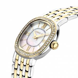 ΡΟΛΟΙ CERRUTI  CIWLG0008604 CERRUTI Gresta Crystals Two Tone Stainless Steel Bracelet